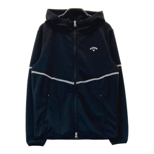 CALLAWAY キャロウェイ ニットジップパーカー ボーダー柄 ネイビー系