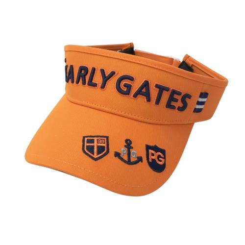 PEARLY GATES パーリーゲイツ サンバイザー オレンジ系 ランク：N
