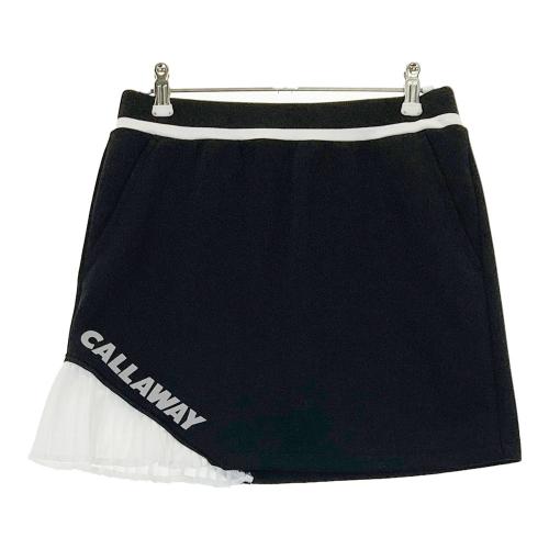 PEARLY GATES パーリーゲイツ スカート プリーツ切替 ブラック系