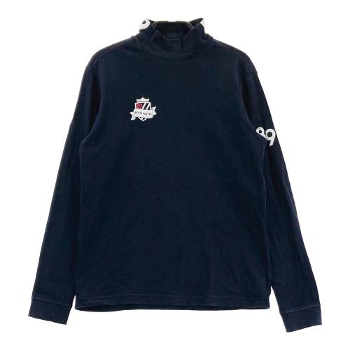 PEARLY GATES パーリーゲイツ ハイネック 長袖Tシャツ ネイビー系