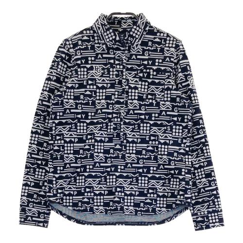 PEARLY GATES パーリーゲイツ 055-2261902 長袖ポロシャツ ネイビー系