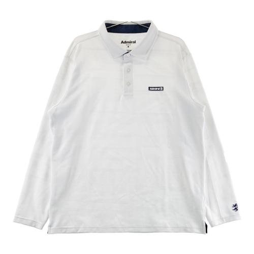 ADMIRAL アドミラル ADMA282 長袖ポロシャツ パープル系 サイズ：LL