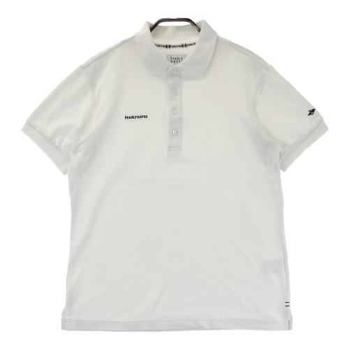 新品未使用　PEARLY GATES ホワイトポロシャツサイズ4 PEARLY GATES (パーリーゲイツ) ゴルフポロシャツ メンズ SIZE 7