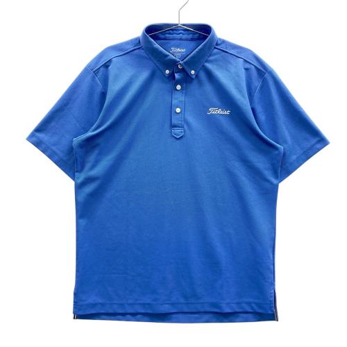 TITLEIST タイトリスト 半袖ポロシャツ ボタンダウン ブルー系 サイズ