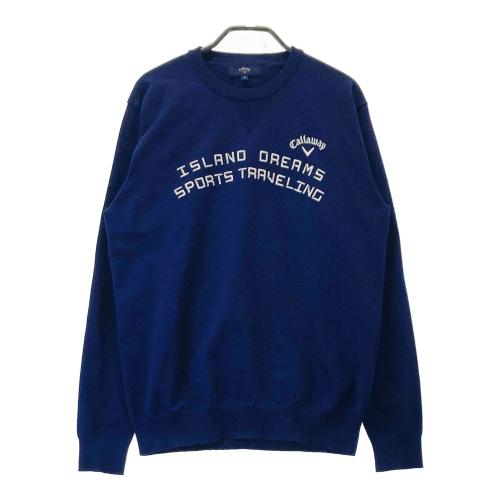 CALLAWAY キャロウェイ 長袖 ニットセーター ネイビー系 サイズ：LL