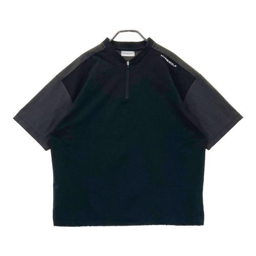 HYPEGOLF ハイプゴルフ モックネック 長袖Tシャツ ブラック系 サイズ