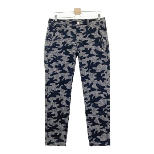 パーリーゲイツ カモフラ ストレッチパンツ PEARLY GATES 30周年 パーリーゲイツ ストレッチパンツ 黒×白 グレンチェック 迷彩 30周年