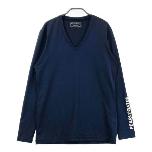 PEARLY GATES パーリーゲイツ 長袖インナーTシャツ ネイビー系 サイズ