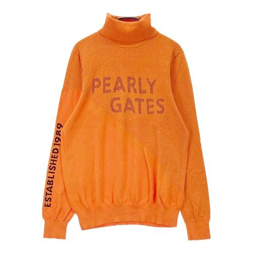 PEARLY GATES パーリーゲイツ タートルネック 長袖ニットセーター
