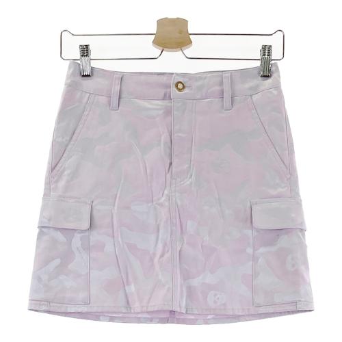 MARK&LONA マークアンドロナ バックロゴ刺繍 ストレッチスカート 迷彩