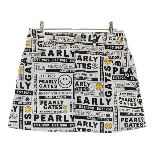 PEARLY GATES パーリーゲイツ 総柄ストレッチスカート にこちゃん PEARLY GATES パーリーゲイツ ストレッチスカート フラワーニコちゃん