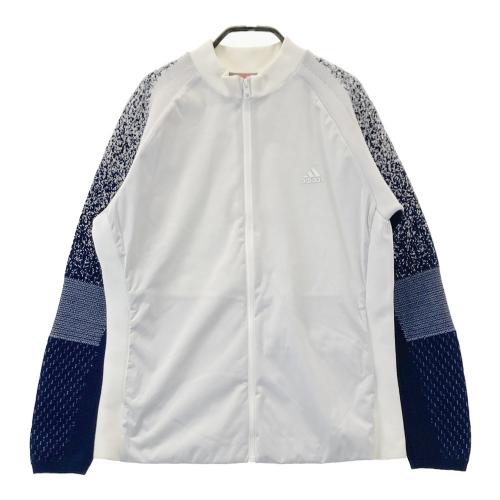 BEAMS GOLF ビームスゴルフ リブニット切替 ジップジャケット グレー系