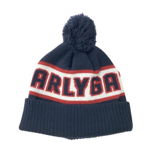 PEARLY GATES パーリーゲイツ ニット帽 ブルー系 ランク：B 【中古