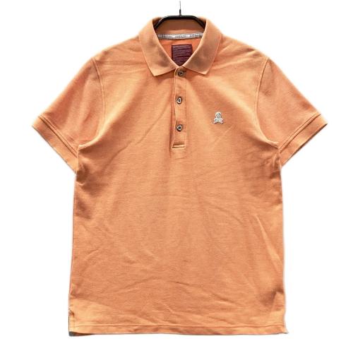 MARK&LONA マークアンドロナ 半袖ポロシャツ スカル オレンジ系 サイズ