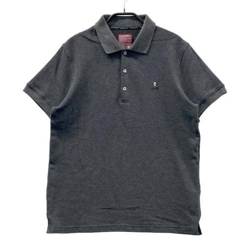 MARK&LONA マークアンドロナ 半袖ポロシャツ スカル グレー系 サイズ