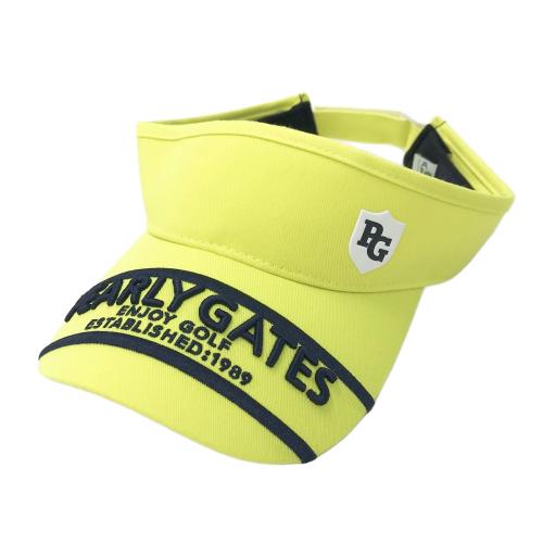 PEARLY GATES パーリーゲイツ サンバイザー イエロー系 ランク：B