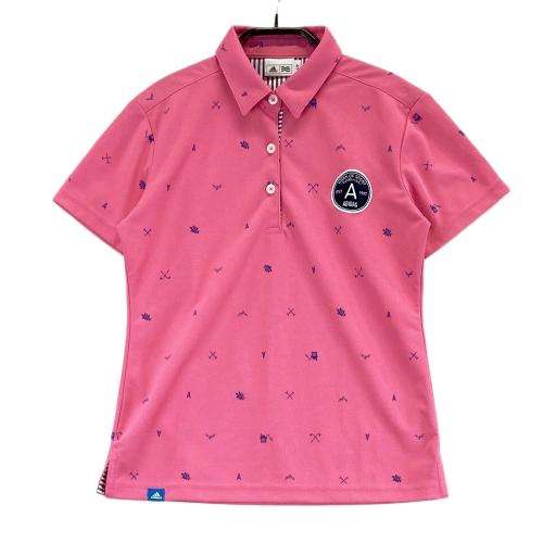 ADIDAS GOLF アディダスゴルフ DW6341 半袖ポロシャツ ピンク系 サイズ