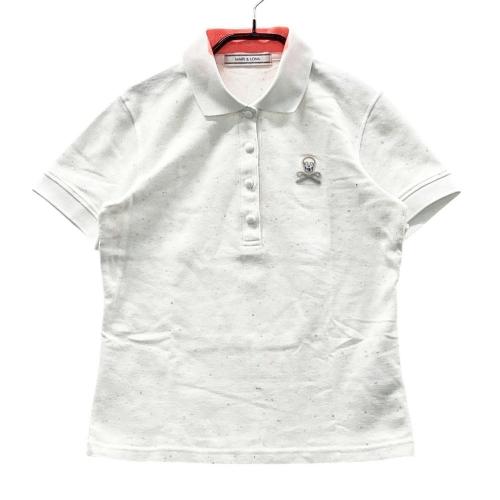 MARK&LONA マークアンドロナ 半袖ポロシャツ スカル ホワイト系 サイズ