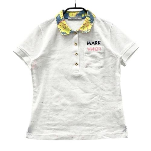 MARK&LONA マークアンドロナ 半袖ポロシャツ スカル ホワイト系 サイズ