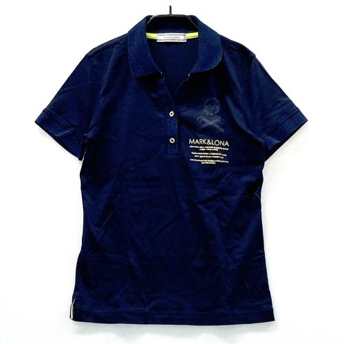 MARK&LONA マークアンドロナ 半袖ポロシャツ スカル ネイビー系 サイズ