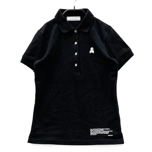 MARK&LONA マークアンドロナ 半袖ポロシャツ スカル ブラック系 サイズ