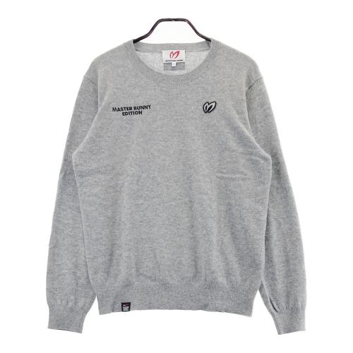 マスターバニー　 3D ニット　セーター　ダークグレー　M〜L相当　ウール混　4 MASTER BUNNY EDITION マスターバニーエディション カシミヤ ニット