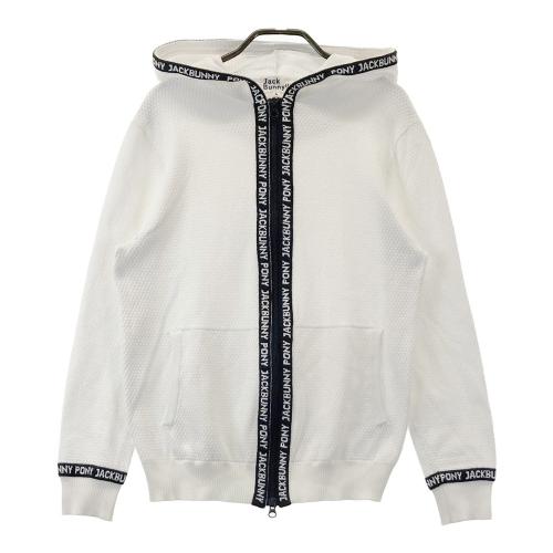 JACK BUNNY ジャックバニー フード付 ニット ジップジャケット