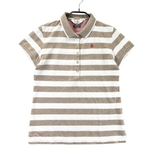 新品☆マンシング ウェア ゴルフ 半袖ポロシャツ☆ベージュ☆LLサイズ MUNSING WEAR マンシングウェア 2023年モデル 半袖ポロシャツ ベージュ