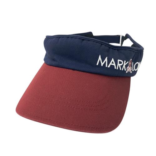 MARK&LONA マークアンドロナ 異素材切替 ロゴ入りサンバイザー