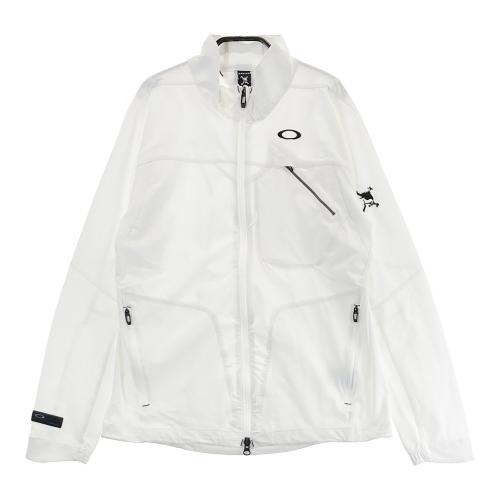 【新品・未使用・タグ付】OAKLEY オークリー ジャケット 白 M OAKLEY オークリー ノーカラージャケット ブラック系 サイズ：L ランク