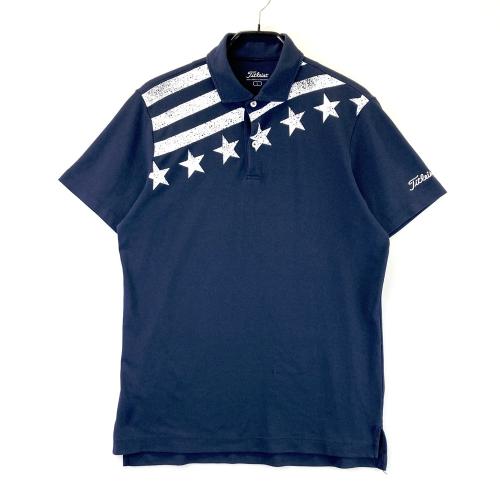 TITLEIST タイトリスト 半袖ポロシャツ ネイビー系 サイズ：L ランク
