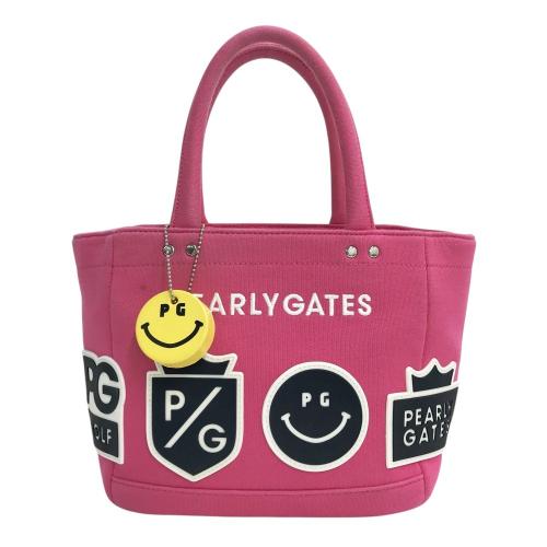 PEARLY GATES パーリーゲイツ トートバッグ ピンク系 ランク：B 【中古