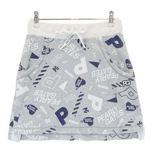 PEARLY GATES パーリーゲイツ ストレッチパンツ 総柄 グレー系 サイズ