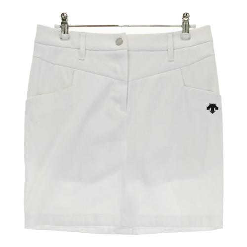 【美品】DESCENTE GOLF スカート ホワイト 58/SS DESCENTE GOLF デサントゴルフ インナー付 ストレッチスカート