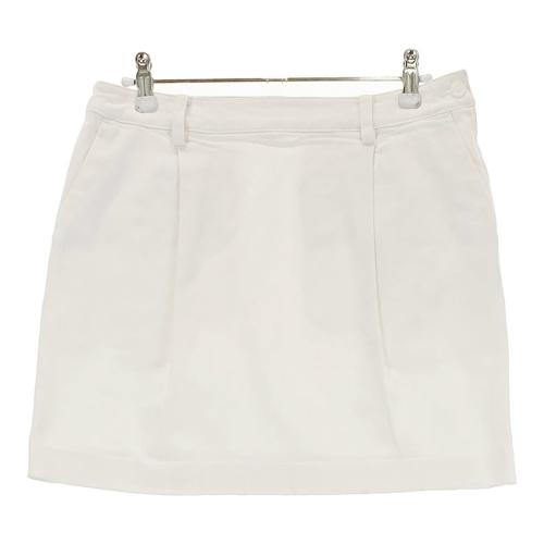 BEAMS GOLF ビームスゴルフ ストレッチスカート 千鳥格子柄 ホワイト系