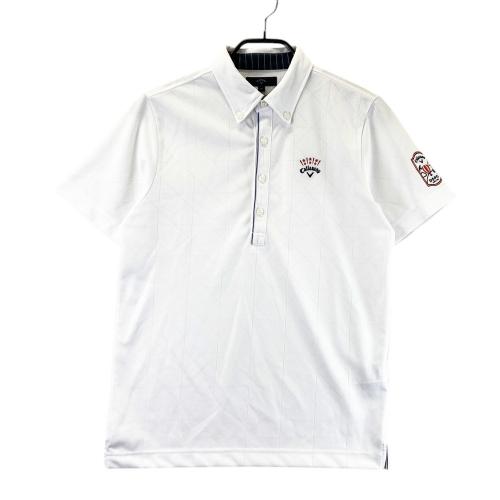 CALLAWAY キャロウェイ 中綿ベスト ストライプ柄 ホワイト系 サイズ：L