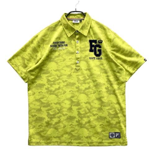 PEARLY GATES パーリーゲイツ ハーフジップ半袖Tシャツ カモフラ柄