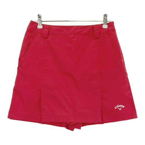 CALLAWAY キャロウェイ インナー付き スカート レッド系 サイズ：S