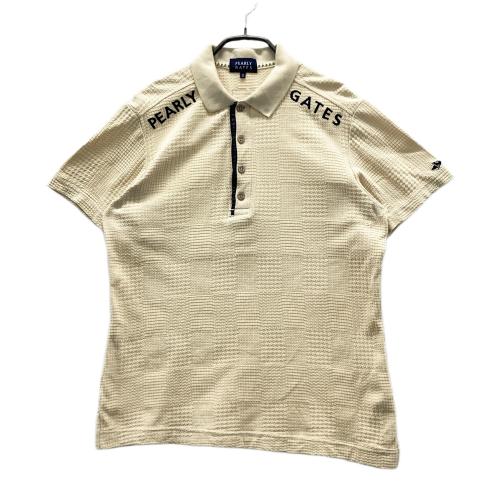 EASTSIDEGOLF イーストサイドゴルフ 半袖ポロシャツ 総柄 ネイビー系