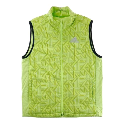 NEW BALANCE GOLF ニューバランス 中綿ベスト ロゴ総柄 グレー系