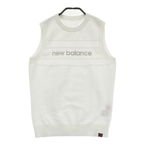 NEW BALANCE GOLF ニューバランス ニットベスト ホワイト系 サイズ：0