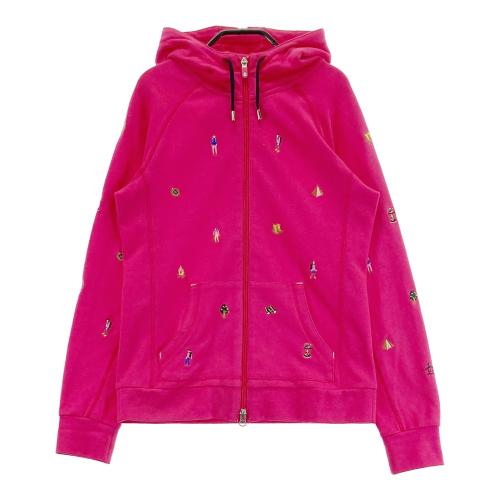 マンシングウェア　ピンク ジップアップパーカー マンシングウェア ピンク ジップアップパーカー MUNSING WEAR