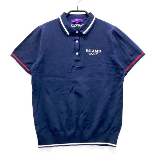 BEAMS GOLF ビームスゴルフ 半袖ポロシャツ ネイビー系 サイズ：M