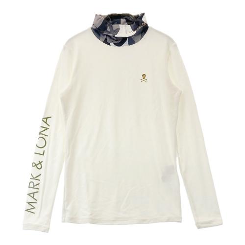 MARK&LONA マークアンドロナ タートルネック 長袖Tシャツ ブルー系