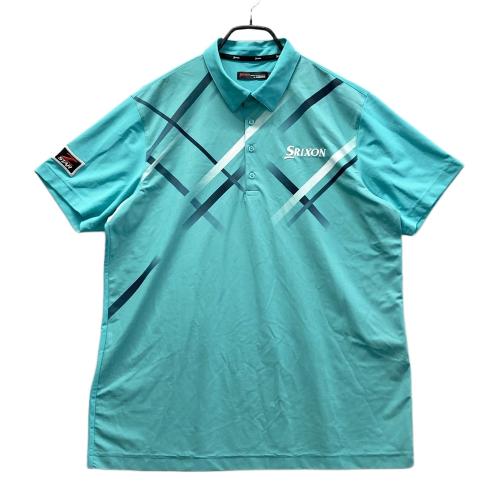 SRIXON スリクソン ×DESCENTE 半袖ポロシャツ グレー系 サイズ：L