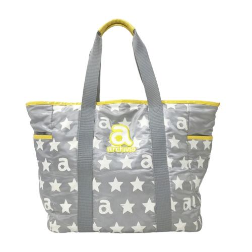 ARCHIVIO アルチビオ ロッカーバッグ トートバッグ ロゴ 星柄 グレー系
