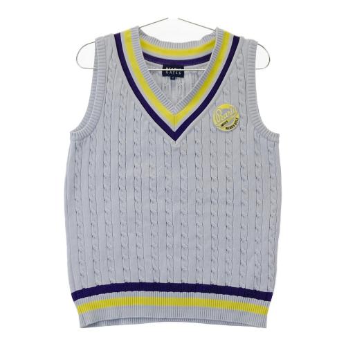 PEARLY GATES パーリーゲイツ Vネック ニットベスト グレー系 サイズ
