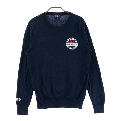 PEARLY GATES パーリーゲイツ ニットセーター ネイビー系 サイズ：4