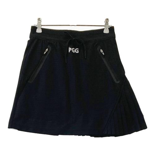 PGG PEARLY GATES パーリーゲイツ プリーツ ロングスカート ネイビー系