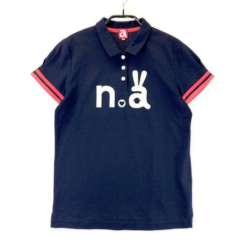 ARCHIVIO アルチビオ 半袖ポロシャツ ネイビー系 サイズ：38 ランク：B